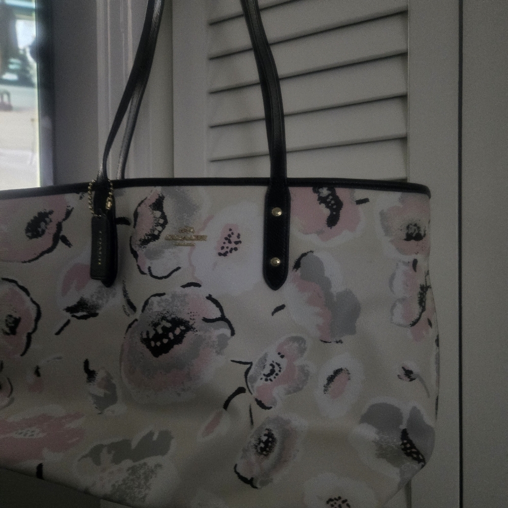 Coach Floral Tote Bag